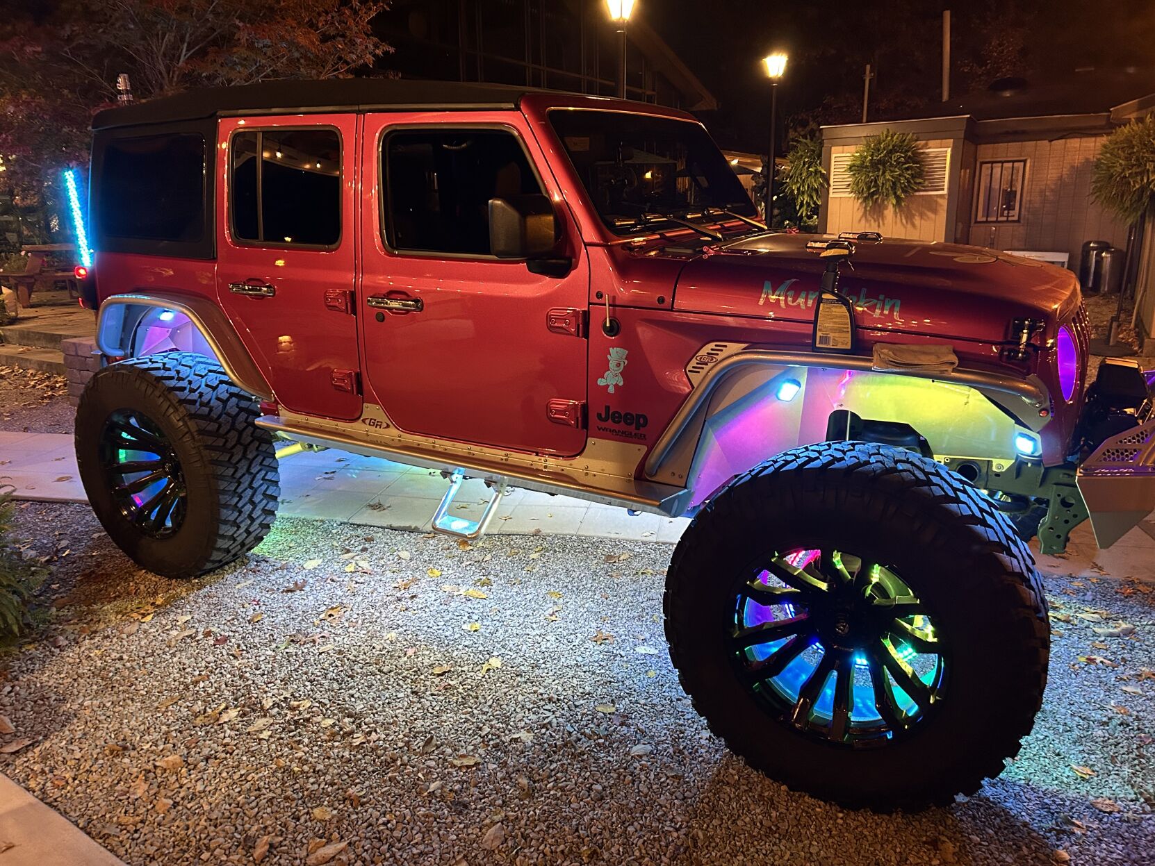 Trunk-or-Treat for a good cause at Mike Linnig's during Creepin' & Jeepin'
